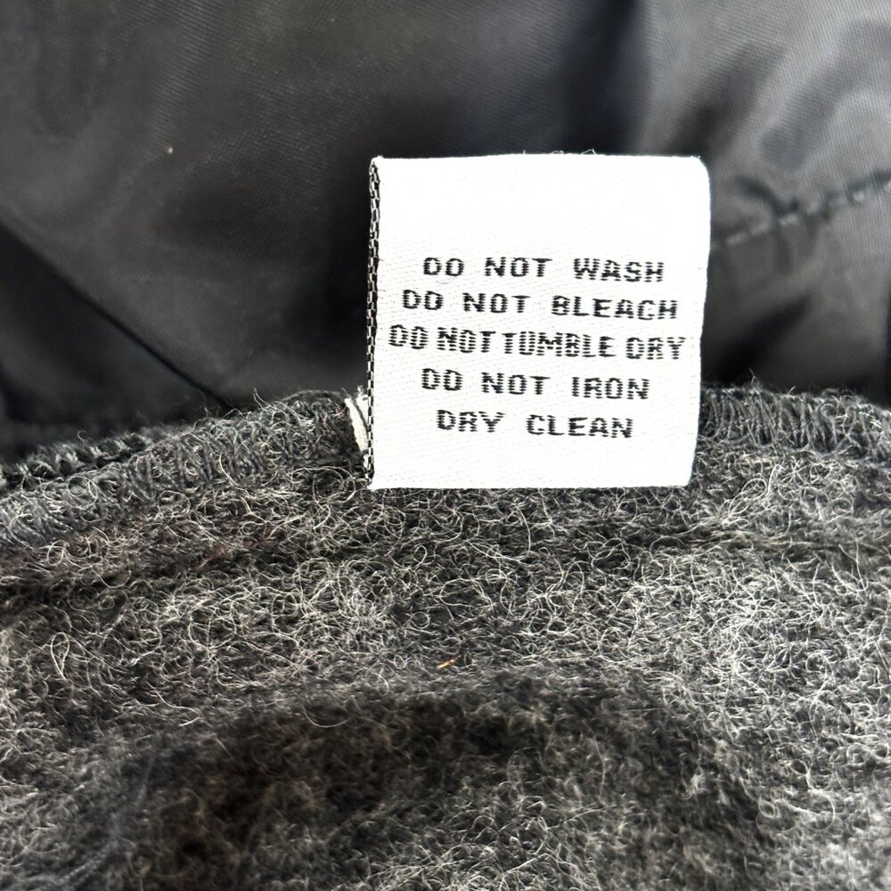 Habitat Clothes to live in Grey Plaid Wool Blend Vest Large EUC - Picture 7 of 13